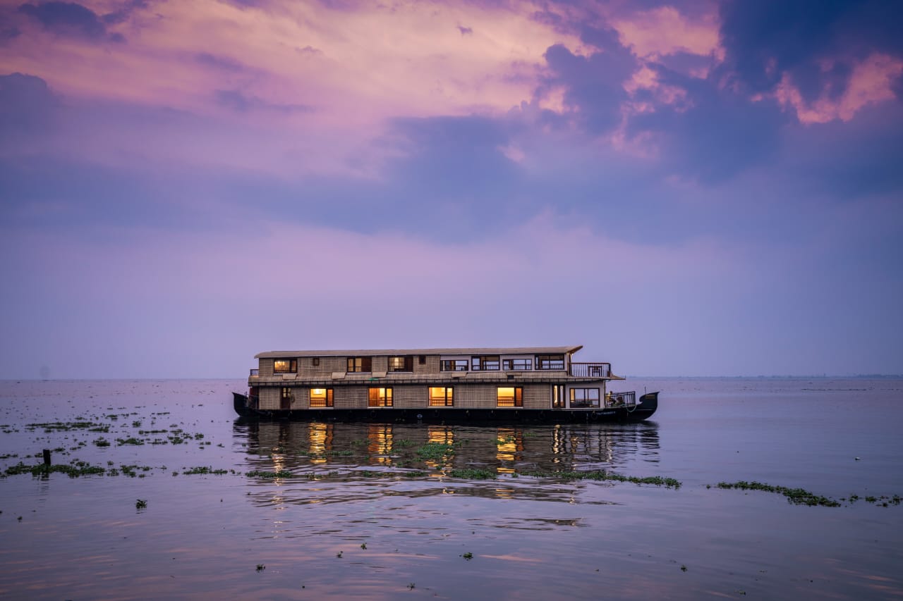 Boathouse in Alappuzha